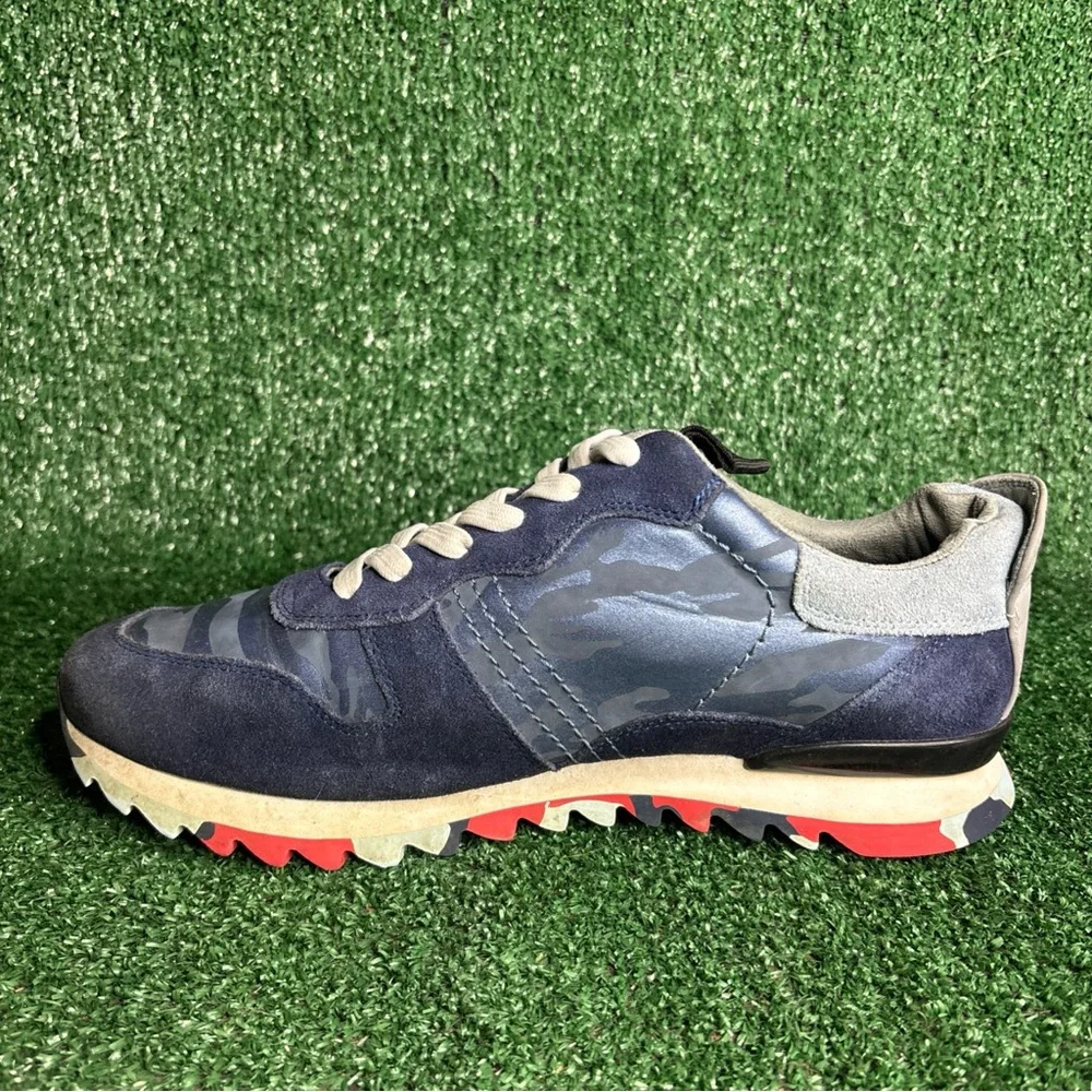 Karl Lagerfeld Men's Blue Came‎ Runner Sneakers Size 11